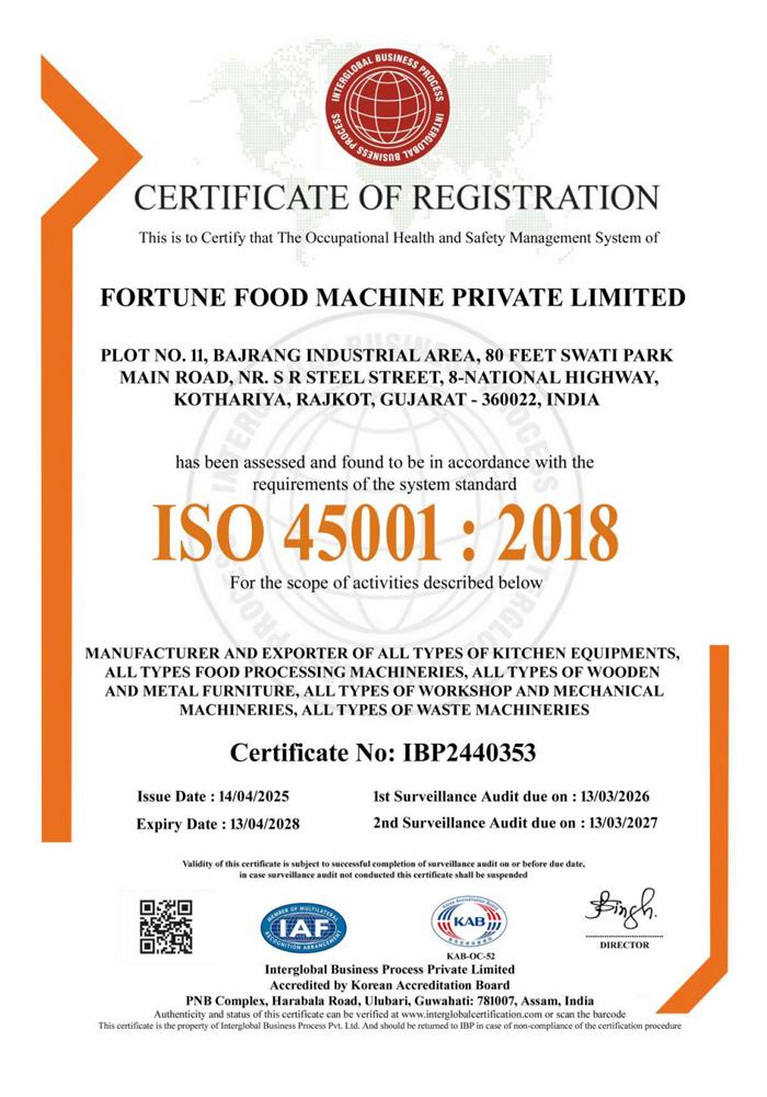 ISO 45001 2018